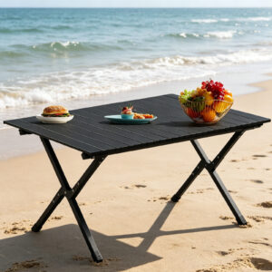 86cm Carbon Steel Camping Table Multifunctional Picnic Table Portable Table Folding Table