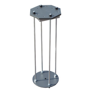 Patio Umbrella Base In Ground, Heavy-Duty Steel Construction For Stability, Supports Up To 700LBS, 7.8  X 7.8  X 22