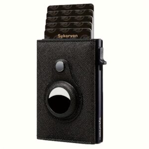 Airtag Men's Wallet Minimalist RFID Wallet With Airtag Stand Smart Pop-up Wallet With Wallet, Slim Card Holder Small Wallet