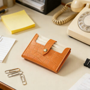 Simple Card Holder-Orange 6670