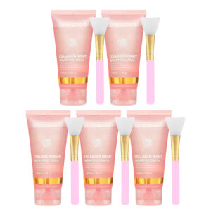 Collagen Night Wrapping Mask Firm & Lift Skin, Keep Soft & Elastic, Reduce Dry Lines