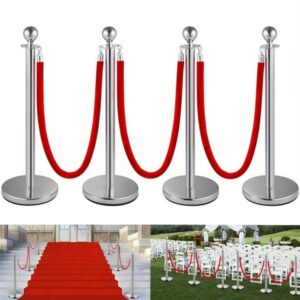 Crowd Control Barriers And Red Carpet Poles For Event & Party Supplies - Multiple Colors And Sizes Available