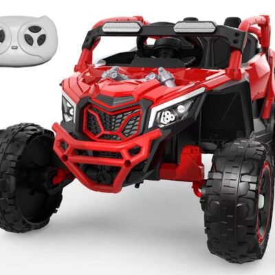 24V 400W Kids Ride On Car UTV W&Parents Remote Control,4-wheel Suspension, 3 Speed, Power Display,Bluetooth,MP3,Music,LED Light, Provide A Speed Of 4-8KM&H For Kids