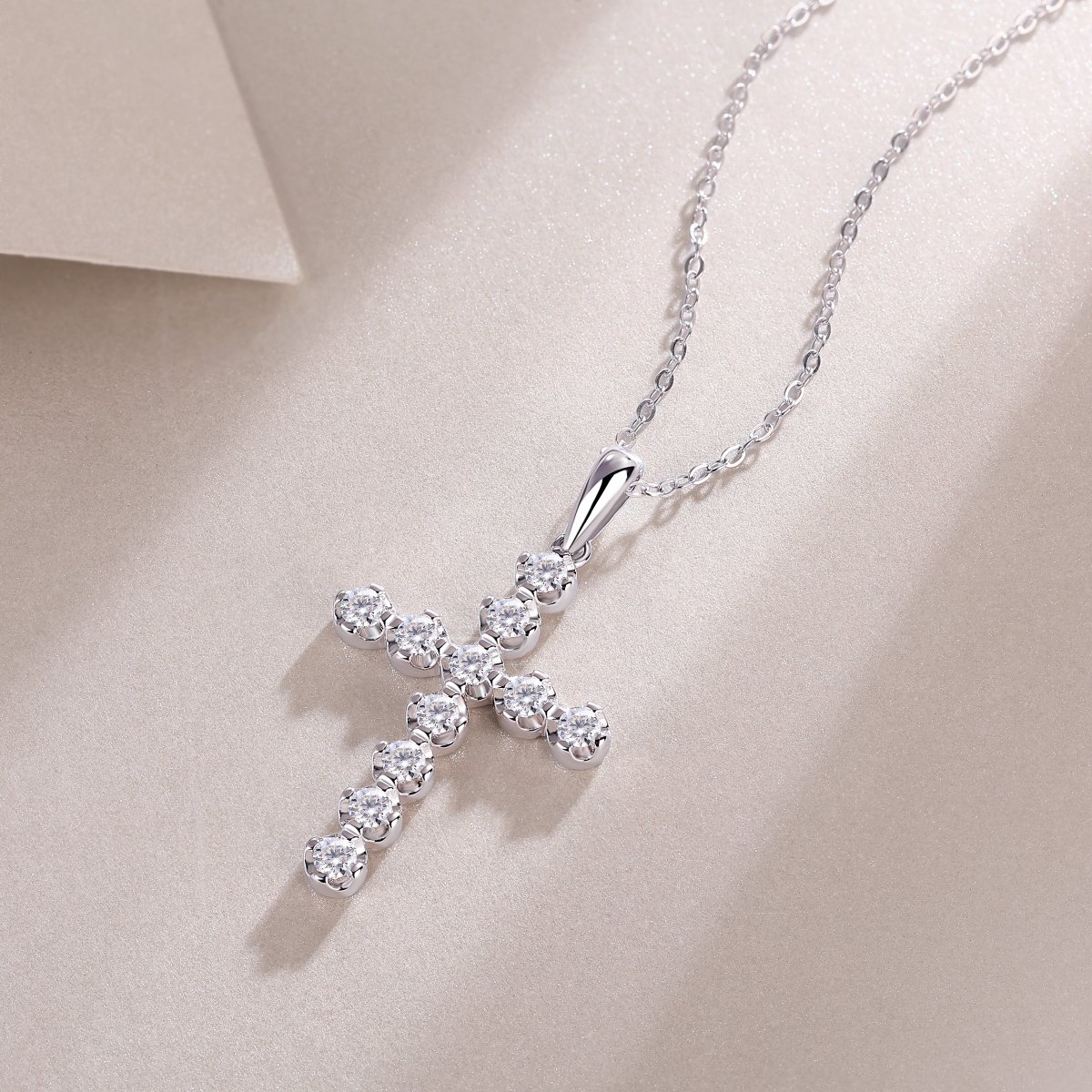 1Entrusted - A Fashionable And Luxurious Diamond Jewelry Pendant Set With Moissanite S925 Sterling Silver Prohibit Tk Sales - Image 3