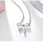 Bow Pendant Color Gold Clavicle Chain