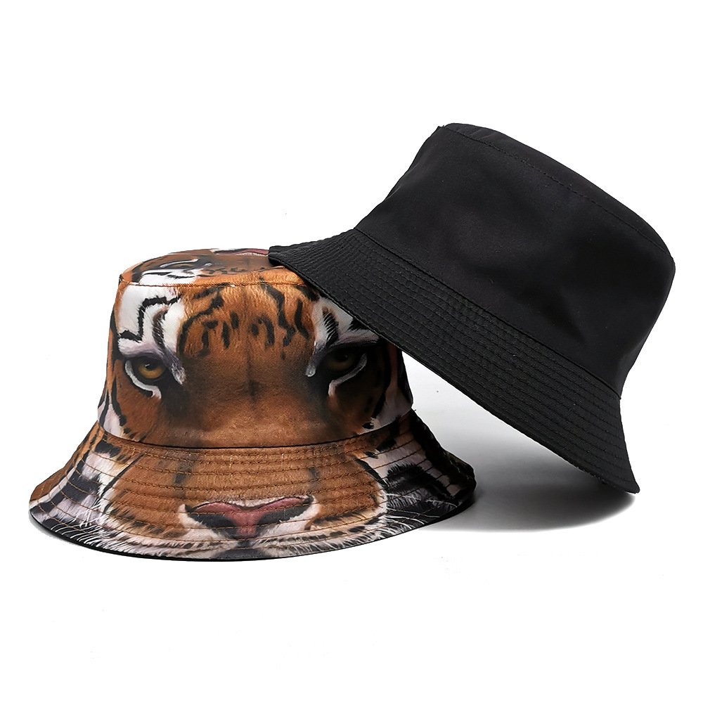 Positioning Tiger Pattern Bucket Hat European And American Outdoor - Image 2