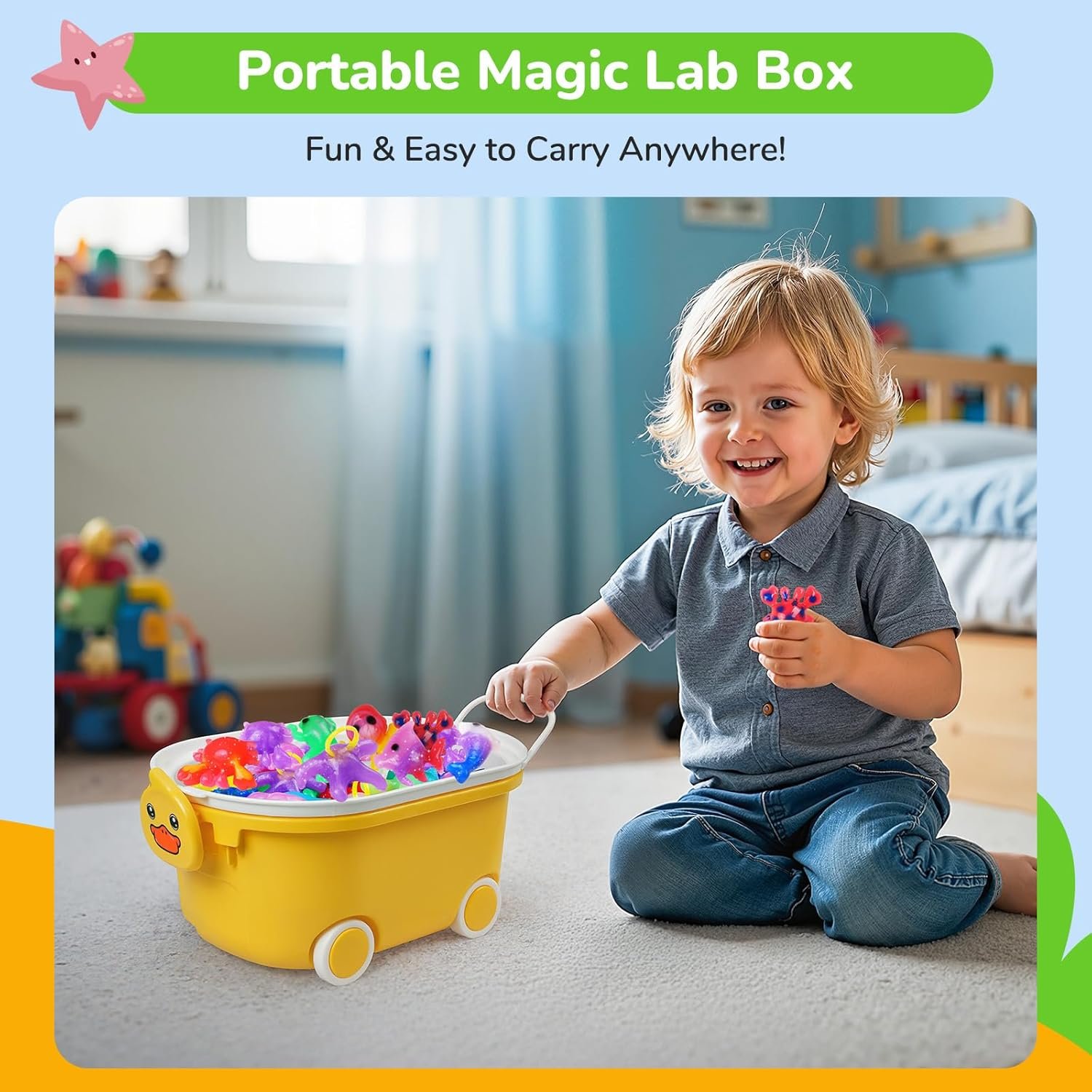 20 Amazing Gel Toys With 5 Molds - DIY Craft Kit For Soft Rubber Pets - Birthday Party Gift For Children. - Image 7