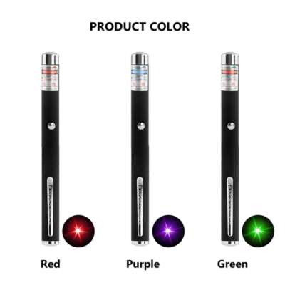 3 Packs 900Mile Laser Pointer Pen Green Blue Red Light Visible Beam Lazer