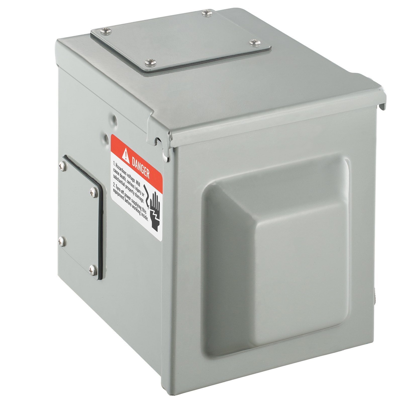VEVOR 50 Amp RV Power Outlet Box, 125 250 Volt, Enclosed Lockable Outdoor RV Receptacle Box, NEMA 14-50R Weatherproof Electrical Panel, For RV Camper Trailer Motorhome Tested To UL Standards - Image 4