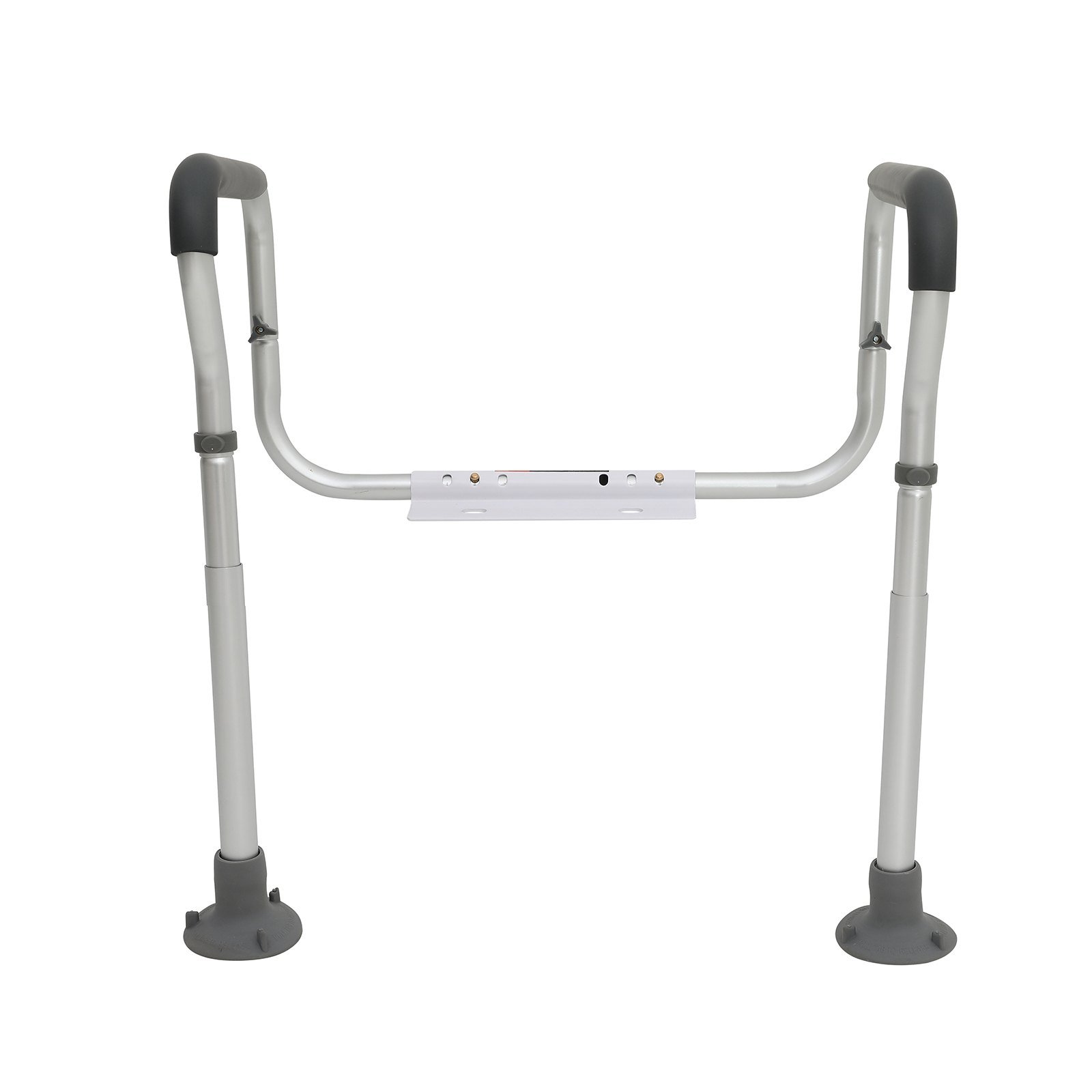 Toilet Safety Rail, Bathroom Toilet Seat Frame, Adjustable Width & Height Fit Most Toilets, Supports 300lbs, Toilet Handles Grab Bars With Padded Armrests For Handicap, Disabled, Seniors - Image 5