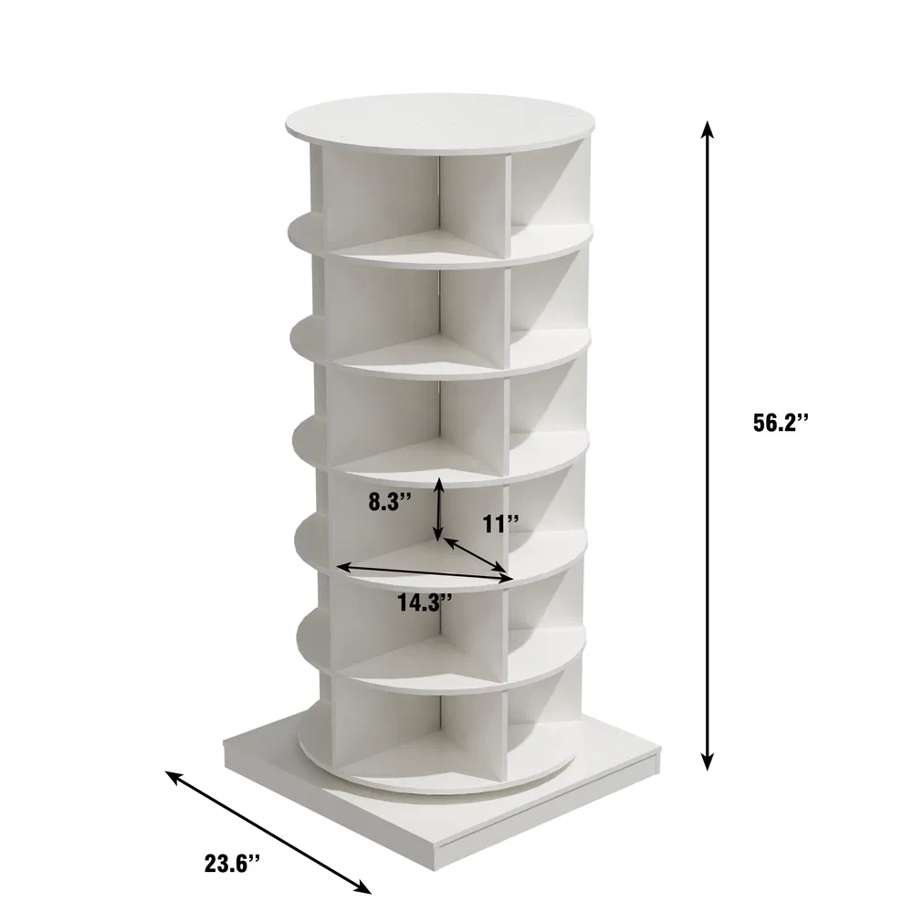 360 Rotating Shoe Cabinet 6 Layers - Image 6