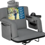Alpcour Premium Reclining Stadium Seat For Bleachers With Back Support