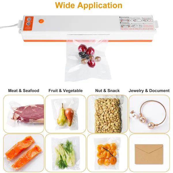 Dry And Wet Electric Vacuum Sealer Machine Household Automatic Food Vacuum Sealer Quick Sealing System Machine
