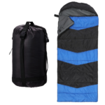 Rectangular Heated Sleeping Bag, Lightweight Sleeping Bag With Multi USB Powered Heating Pads, Waterproof Compact Envelope Sleeping Bag For Backpacking Hiking, Blue