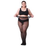 3-Pack Sheer Tights For Women T-Crotch 30D Plus Size Pantyhose Ultra-Soft