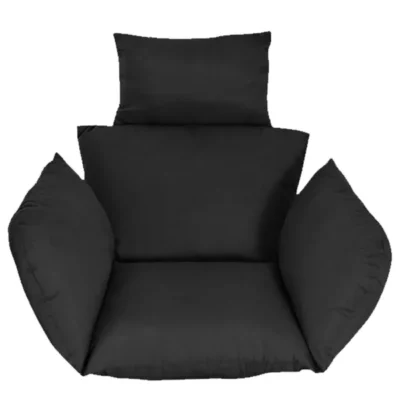 Egg Chair Cushion Hanging Basket Seat Cushion Thicken Soft Egg Swing Chair Pad Hanging Egg Chair Cushion With Headrest