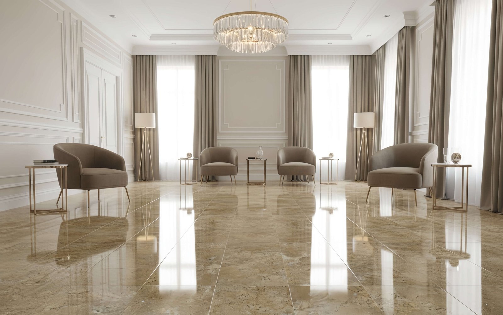 12X24 Inch Gold Yellow Beige Natural Marble, For Floor And Wall, Polished Marble Tile, Natural Stone - Image 9