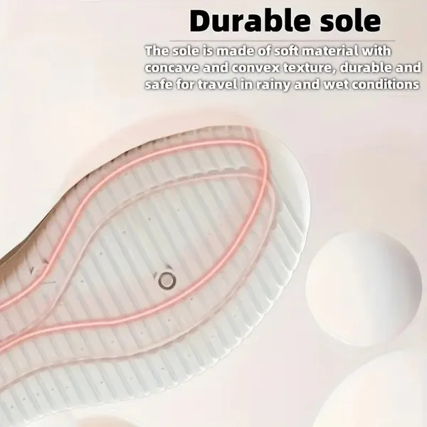 Women'S Breathable Hollow Flat Shoes, Shallow Mouth Flower Solid Color Mesh Shoes, Fashionable Lazy Shoes - Image 2