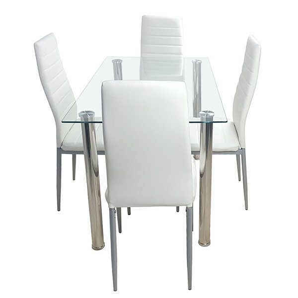 4 PU Leather Dining Chairs - Image 5
