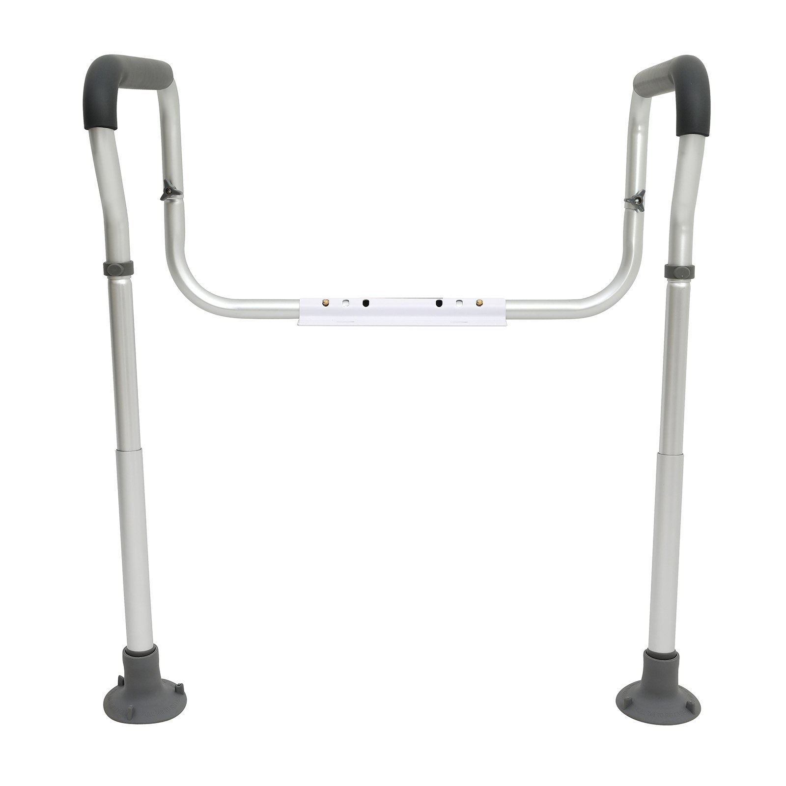 Toilet Safety Rail, Bathroom Toilet Seat Frame, Adjustable Width & Height Fit Most Toilets, Supports 300lbs, Toilet Handles Grab Bars With Padded Armrests For Handicap, Disabled, Seniors - Image 6