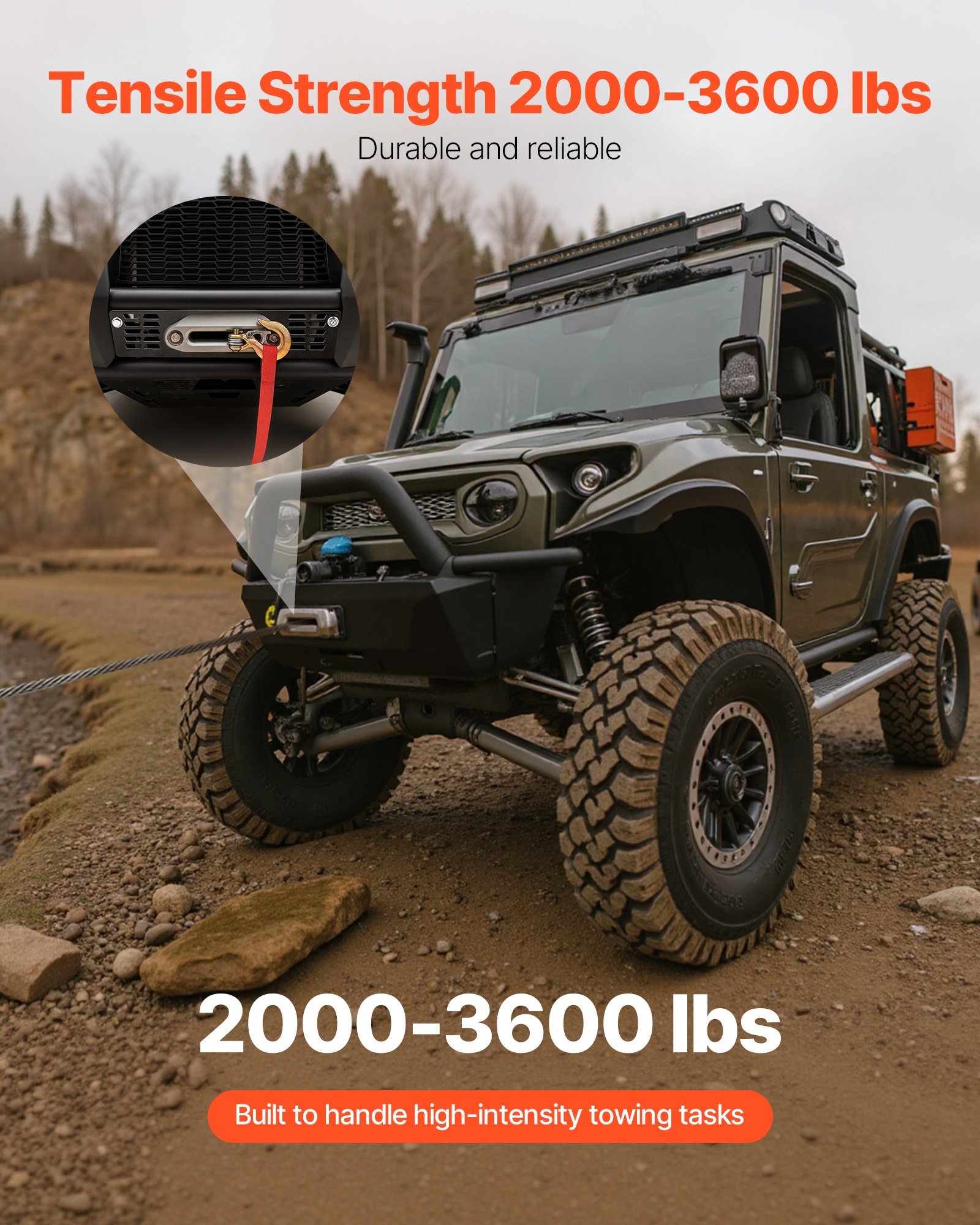 Trailer Hitch Winch Mount For Select Polaris Ranger Models (2010-2021) - Image 2