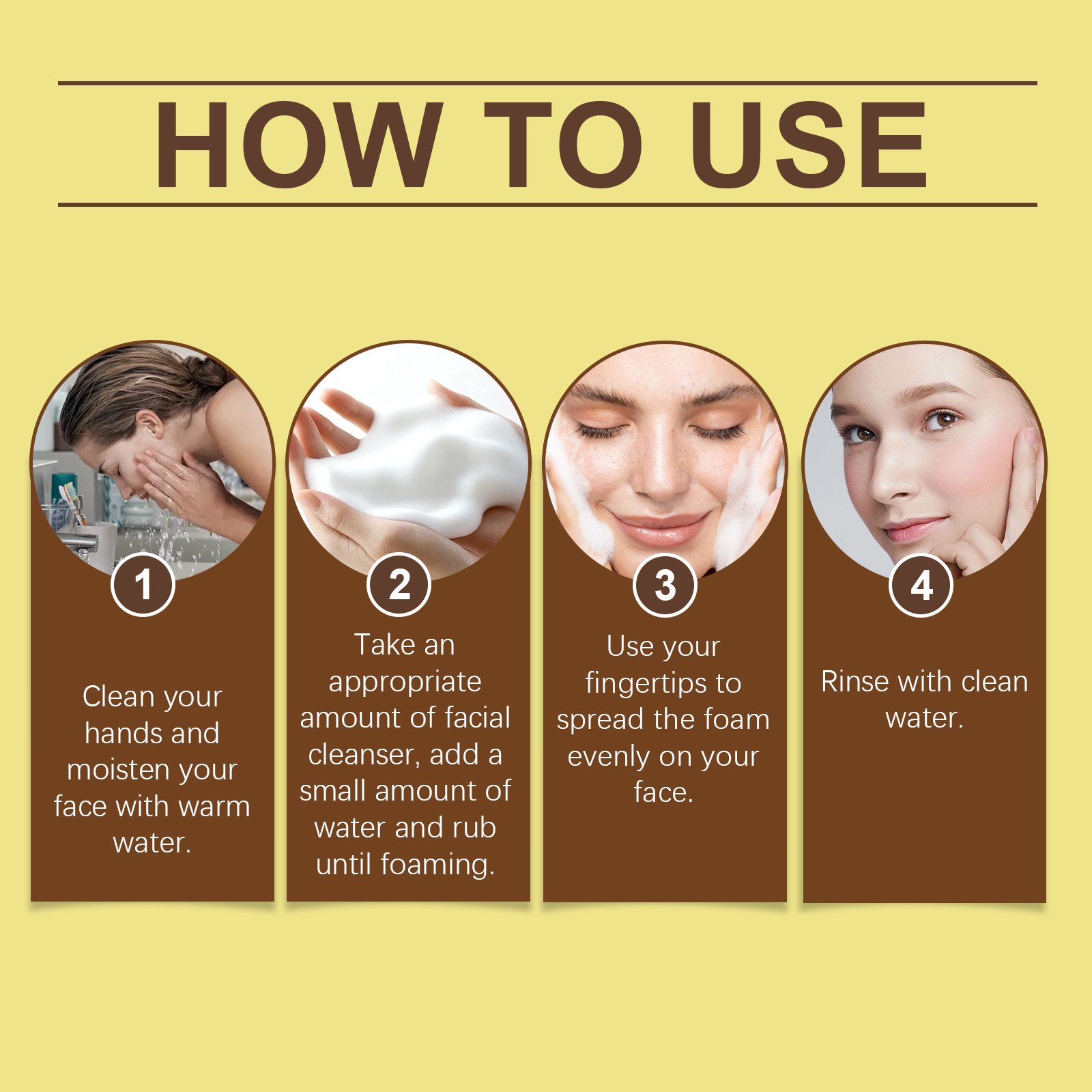 OUHOE Astragalus Cleanser, Gently Cleanses Facial Skin With Refreshing, Moisturizing And Hydrating Facial Cleanser - Image 6
