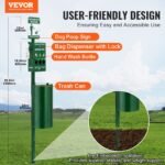 Dog Waste Station With 600 Dog Poop Bags Commercial Park Pet Poop Station