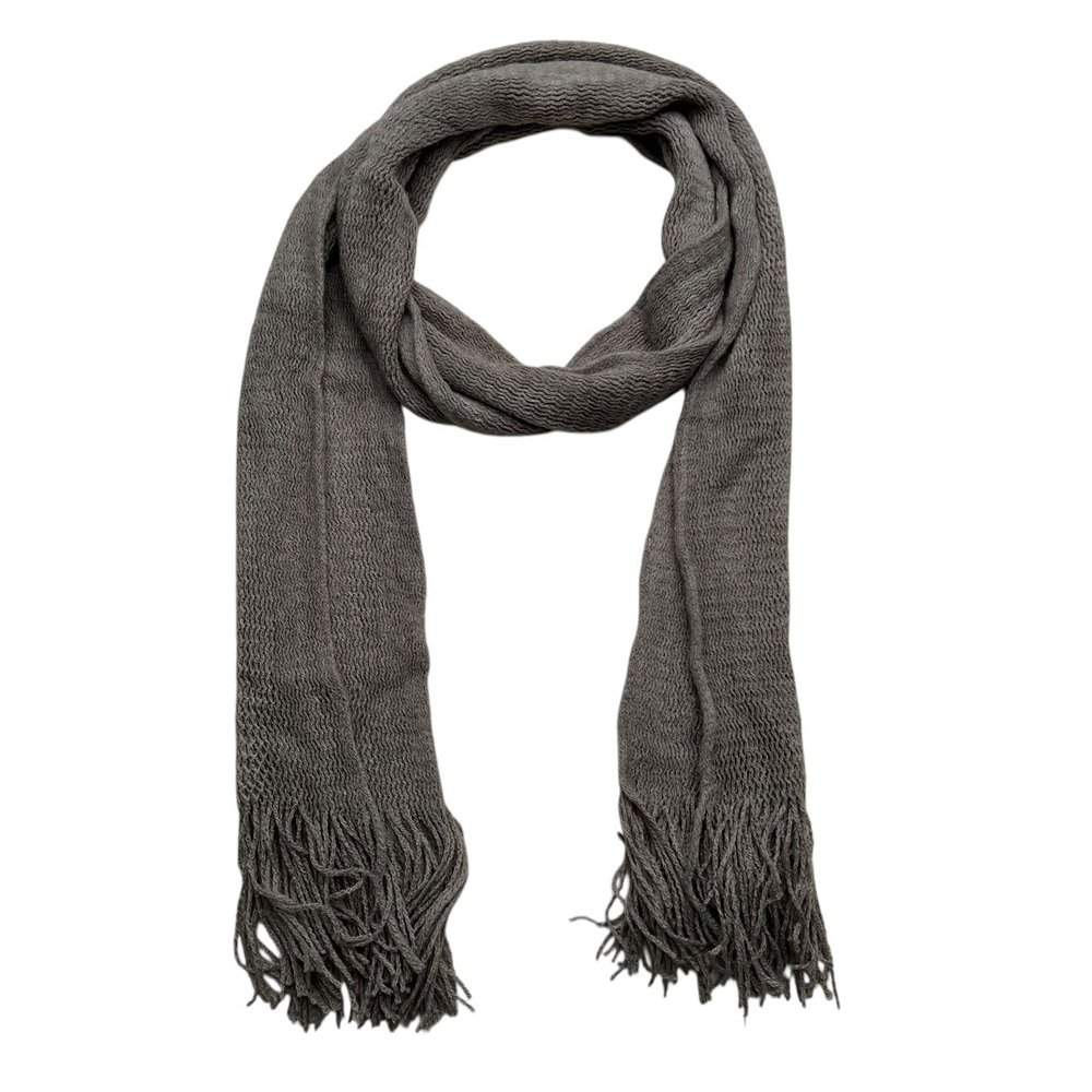 Lightweight Grey Skinny Scarf,Narrow Width For Modern Layered Looks,vacation,daily Life,evening Party,Office Appropriate Subtlety For Women Men,for Casual Outfits
