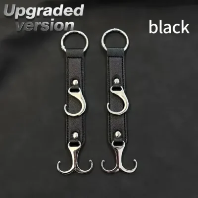 2 Pieces PU Car Hooks, Car Seat Cushion Hooks, Car Seat Back Storage Hooks, Faux Leather Car Hooks, Multi-functional Car Headrest Hooks, Car Seat Storage Boxes, Universal Car Seat Hooks For