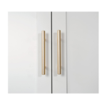 60inch Tall Metal Wardrobe Cabinet With 1 Drawer And Hanging Rod, 2 Doors Wardrobe Closet With Shelf For Bedroom, Office, Laundry Room,Entryway ,Foyer,Guesthouse White