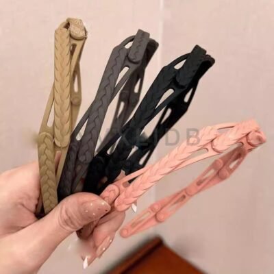 Wheat Ear Retractable Headbands Chunbo Foldable Wide Headband Non-slip Compact And Portable Foldable Design Headband For Women Girls Washing Face Makeup Travel Outdoor Fashion Hair Accessories