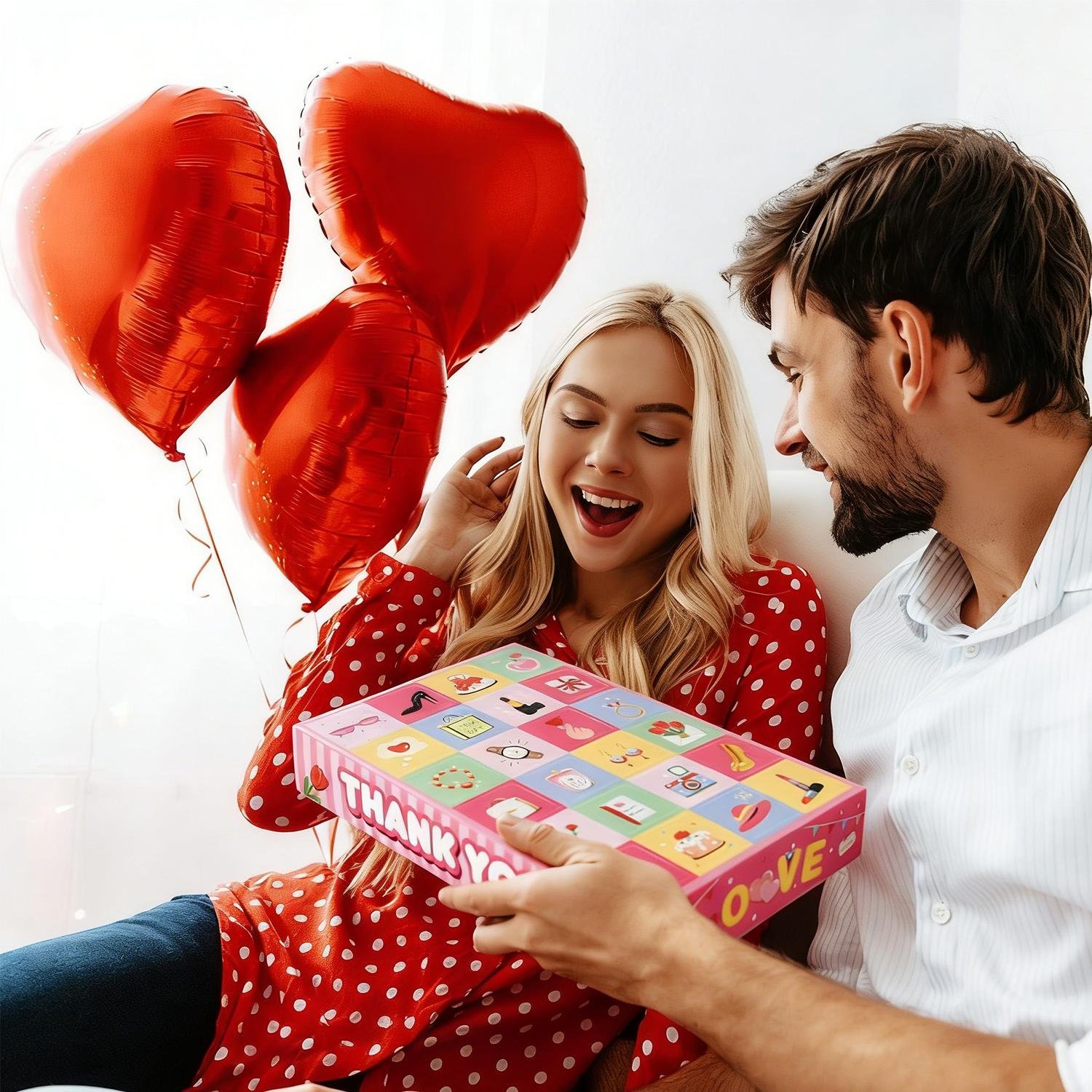 10 Valentine's Day Calendar Boxes With 24-day Countdown, Pink Gift Boxes DIY, 24-slot Empty Countdown Boxes, Suitable For Weddings And Valentine's Day Supplies - Image 2