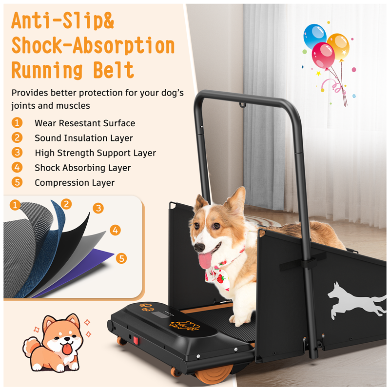 Dog Treadmill Small Dogs - Dog Treadmill For Medium Dogs - Dog Pacer Treadmill For Healthy & Fit Pets - Dog Treadmill Run Walk - Image 2