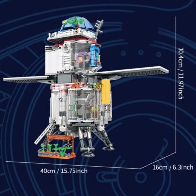 Space Building Blocks Toy Set Space Shuttle Exploration Building Brick Set 1283 Pcs For Kids