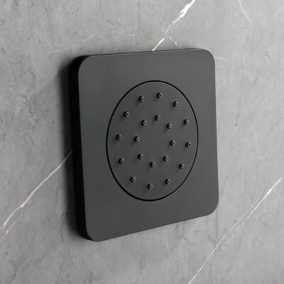 Shower System With Shower Head, Hand-held Shower, Slide Bar, Spray, Shower Arm, Hose, Valve Trim And Lever Handle