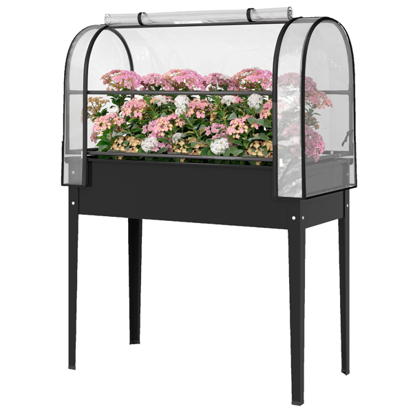 Garden Bed With Mini Greenhouse - Image 2