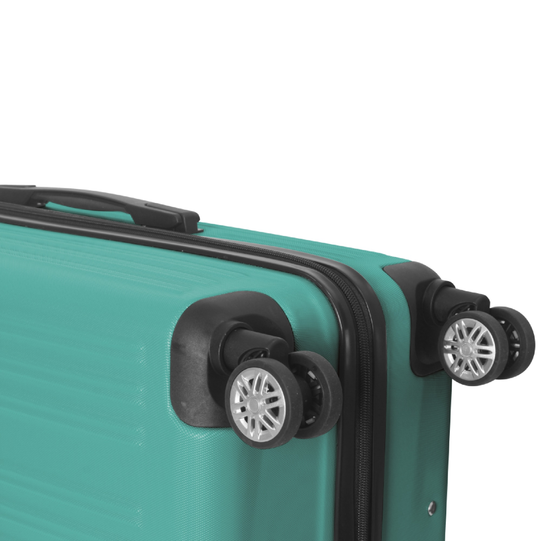 3-Piece Lightweight ABS Hardshell Luggage Set 20 , 24 , 26 -In Fresh Green With Spinner Wheels, TSA Lock, And Adjustable Telescopic Handle - Durable Travel Suitcases - Image 12