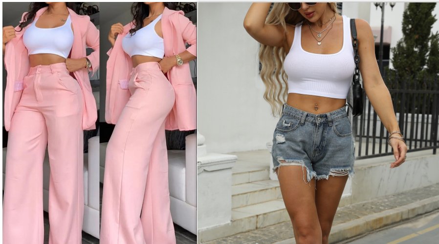 Pure Color Split Sleeve Lapel Suit Straight-leg Pants Suit Women - Image 5