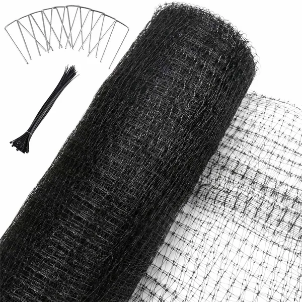 7.5ft*65ft Plastic Deer Netting Offers High-strength Protection Against Deer Intrusion, Suitable For Yards, Farmlands, And Gardens.