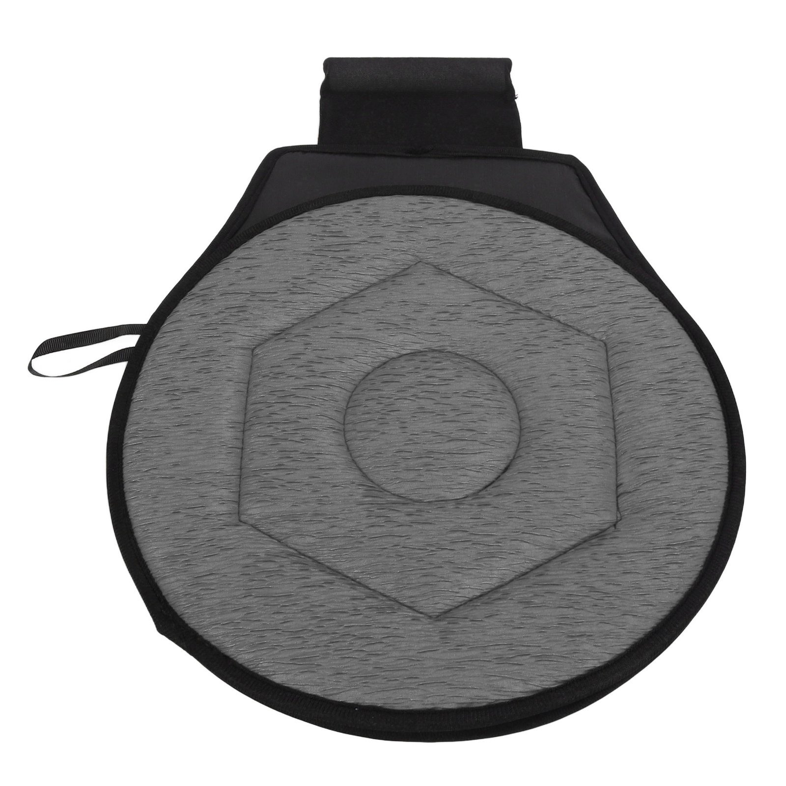 Round Car Cushion 360 Degrees Rotating Geometric Rhombic Shape Portable Rotating Seats Cushion For Elderly Grey - Image 6