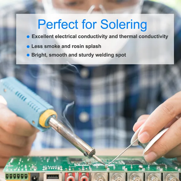 Soldering Wire 60/40 Tin Lead Rosin Core 0.031'/0.8mm 1.7% Flux Electrical Solder Wire Sn60 Pb40 1lb - Image 4