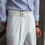 New Men's Naples High Waist Drooping Straight Autumn Leisure Pants
