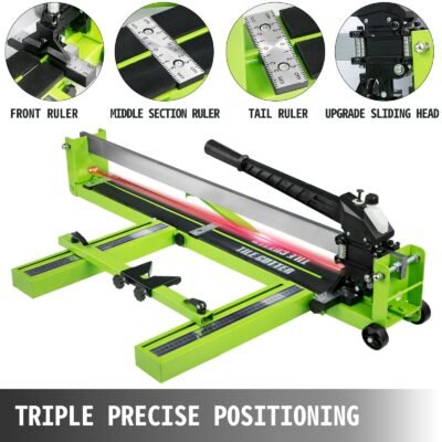 Tile Cutter 39 Inch, Manual Tile Cutter All-Steel Frame,Tile Cutting Machine With Laser Guide And Bonus Spare Cutter,Tile Cutter Hand Tool For Precision Cutting Porcelain Ceramic Floor Tiles