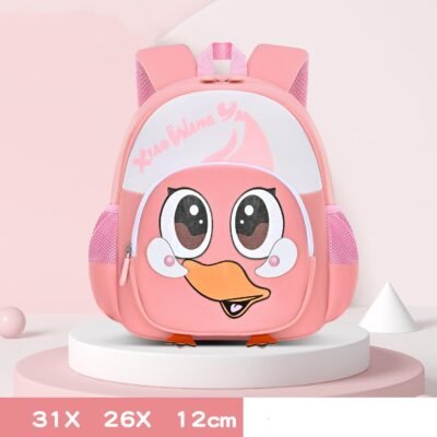 Trendy Duck-shaped Children's School Bag - Lightweight Ridge Large Capacity Breathable Portable Backpack