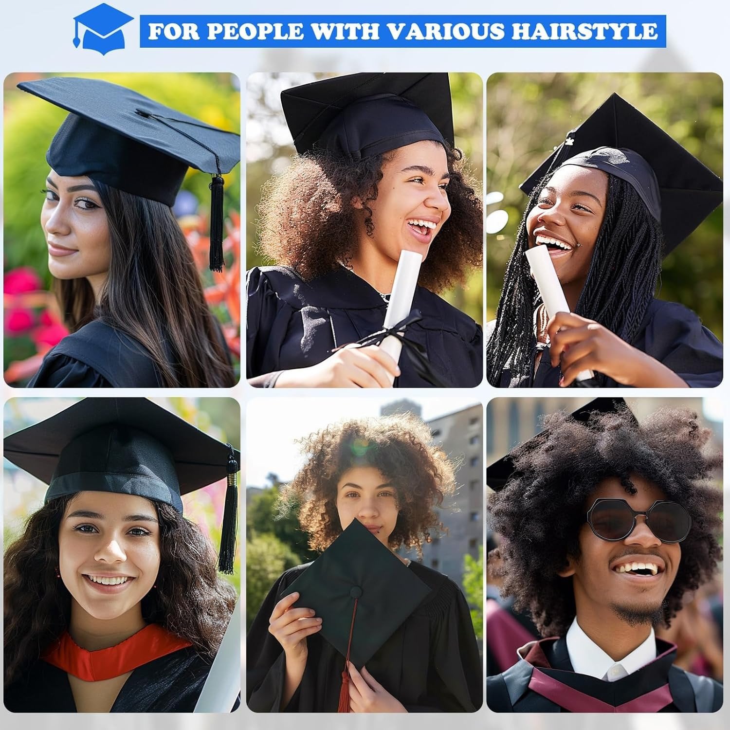 Strong Drop-resistant Hair Band Suitable For Graduation Cap - Image 4
