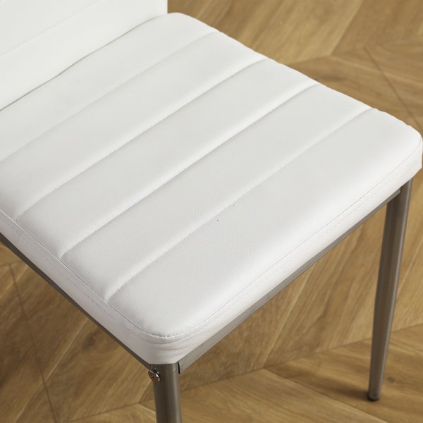 4 PU Leather Dining Chairs - Image 6