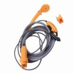 Portable Camping Shower Adjustable Water Flow Leakproof 2.5 L/min Outdoor Showerhead Sprayer