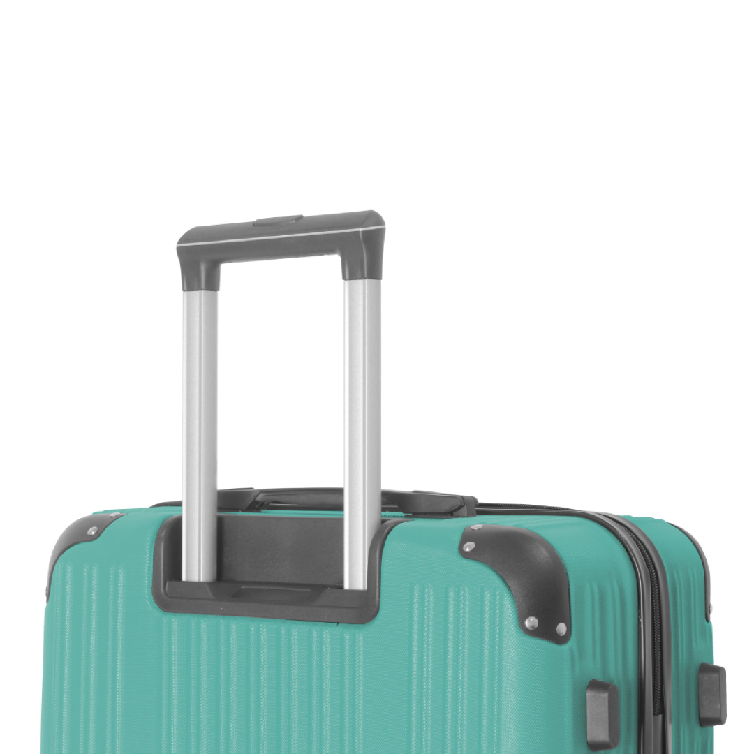 3-Piece Lightweight ABS Hardshell Luggage Set 20 , 24 , 26 -In Fresh Green With Spinner Wheels, TSA Lock, And Adjustable Telescopic Handle - Durable Travel Suitcases - Image 9