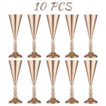 10 Pcs Golden Vase Flower Wedding Centerpieces