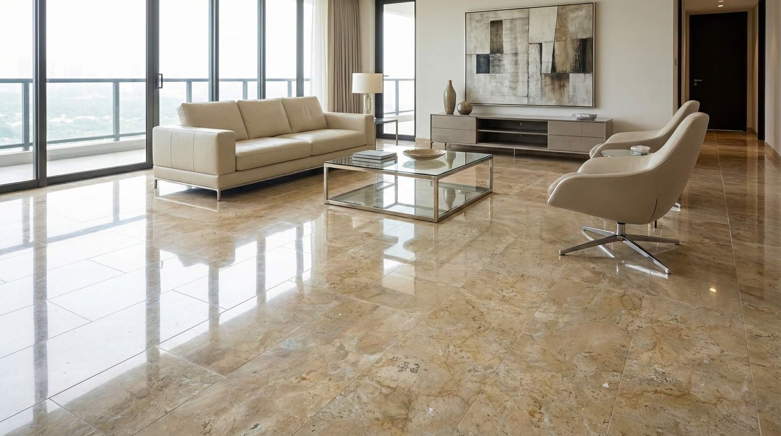 12X24 Inch Gold Yellow Beige Natural Marble, For Floor And Wall, Polished Marble Tile, Natural Stone - Image 8